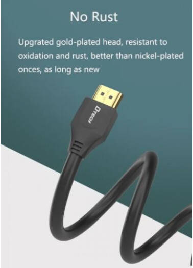 DTECH DT-H203 HDMI Cable, 8K @ 60Hz / 4k @ 120Hz Resolution, 48Gbps Bandwidth DTECH DT-H203 HDMI Cable, 8K @ 60Hz / 4k @ 120Hz Resolution, 48Gbps Bandwidth